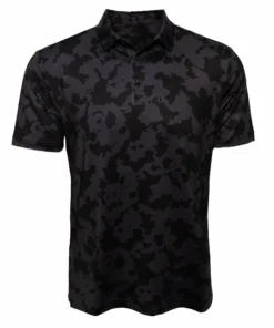 Stroke Play Golf Apparel Midnight Stealth Men's Golf Polo