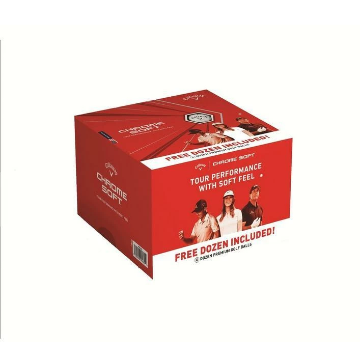 Callaway Chrome Soft 3+1 Golf Balls 1 Callaway Chrome Soft 3+1 Golf Balls