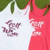 Stroke Play Golf Apparel Golf Now Wine Later Women's Tank Top