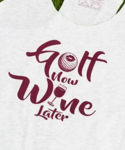 Stroke Play Golf Apparel Golf Now Wine Later Women's Tank Top -Golf Clubs Store DSC 0015