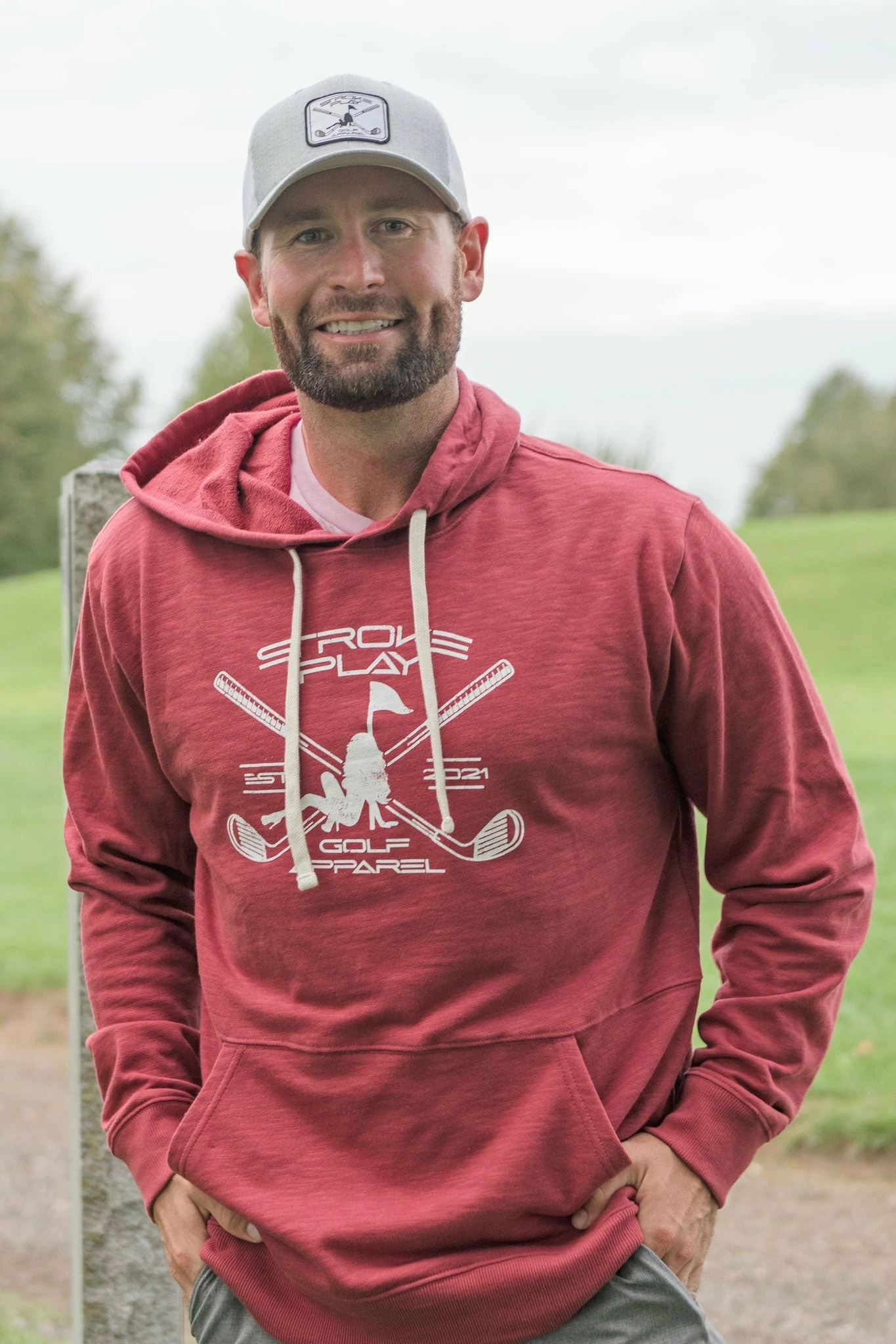 Stroke Play Golf Apparel Men's Country Club Hoodie 3 Stroke Play Golf Apparel Men's Country Club Hoodie - Image 3