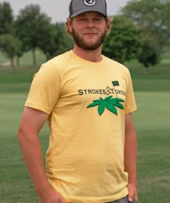 Stroke Play Golf Apparel Strokes & Tokes Men's T-Shirt -Golf Clubs Store DSC 0213