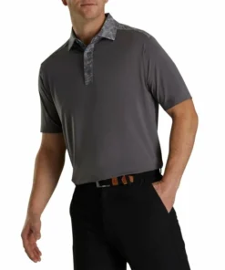 FootJoy Lisle Cloud Camo Trim Self Collar -Golf Clubs Store FJ 28445 02 637498