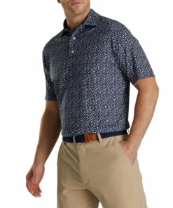 FootJoy Lisle Tossed Tulips Self Collar 6 FootJoy Lisle Tossed Tulips Self Collar -Golf Clubs Store FJ 28452 02 998686