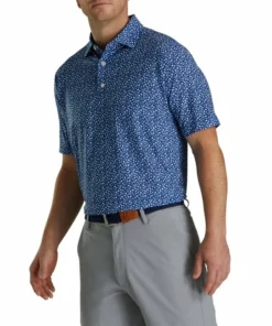 FootJoy Lisle Tossed Tulips Self Collar