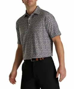 FootJoy Lisle Travel Print Self Collar -Golf Clubs Store FJ 28494 02 499006