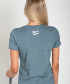 Stroke Play Golf Apparel Stroke Play Circle Women's T-Shirt -Golf Clubs Store Ladies t shirt back short sleeve logo slate slate 8c94e6c9 1e63 457d 8783 3089fdcbed19