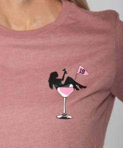 Stroke Play Golf Apparel 19th Hole Women's T-Shirt -Golf Clubs Store Ladies t shirt close up short sleeve martini 19th hole fd32c1e8 e338 4db5 9e36 268a80086ce3