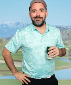 Stroke Play Golf Apparel Sneaky Good Men's Golf Polo -Golf Clubs Store SneakyGreen1 scaled