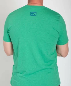 Stroke Play Golf Apparel Stroke Play Men's T-Shirt -Golf Clubs Store Stroke Play logo tshirt t logo green back cotton poly